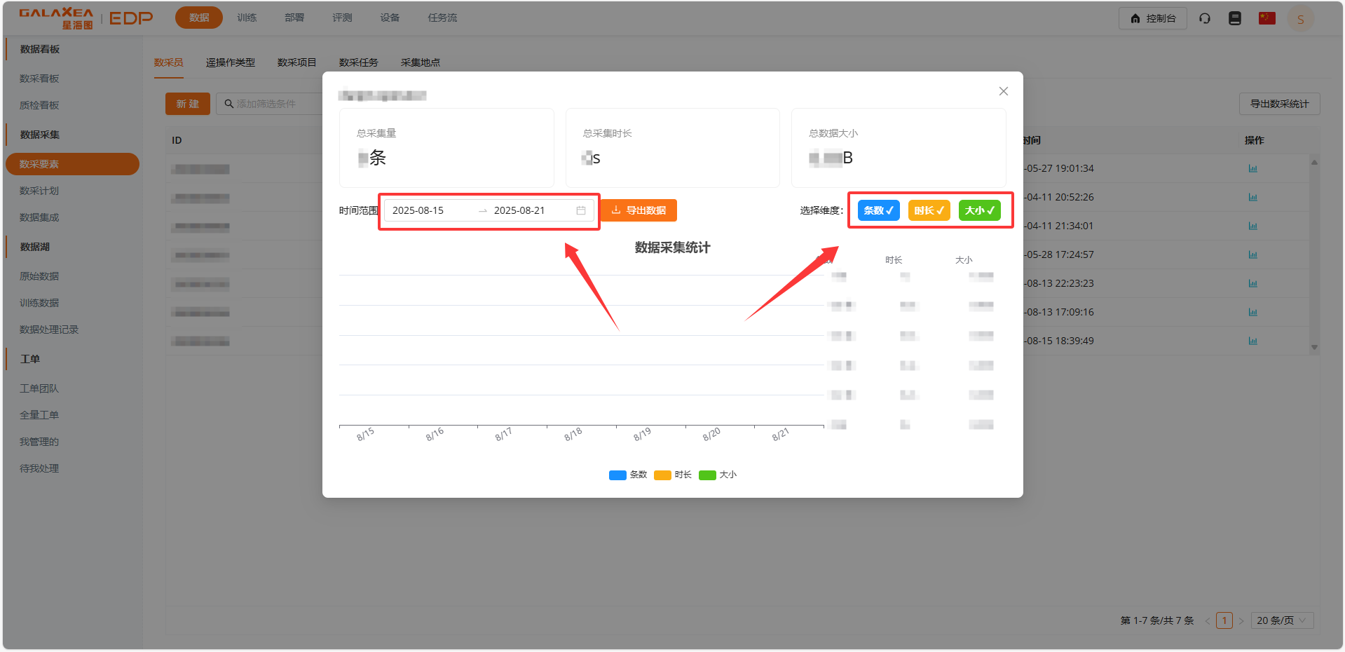 对不同维度进行筛选