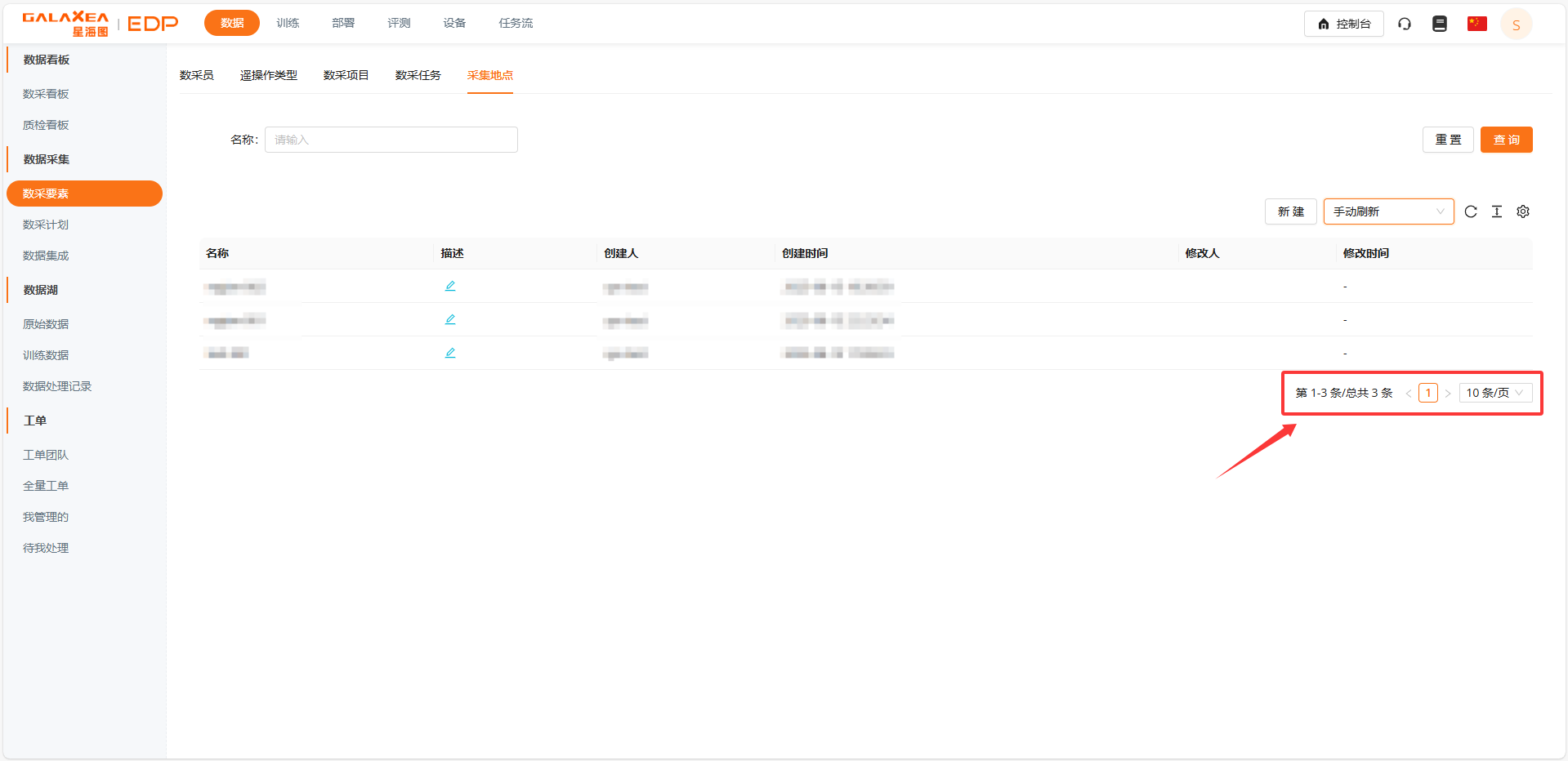 切换分页/页大小